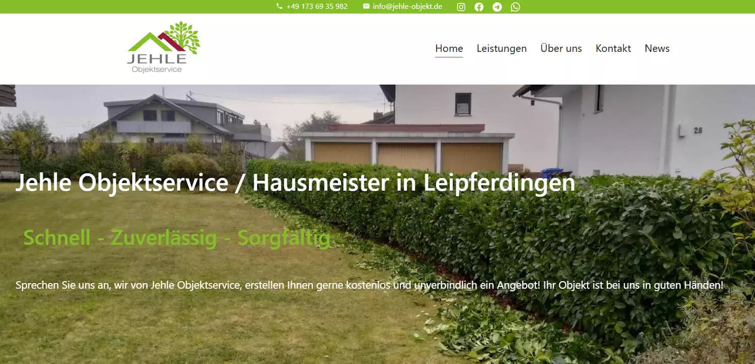 Website für Dienstleister, Igl-Webdesign, Österreich, Deutschland, Schweiz