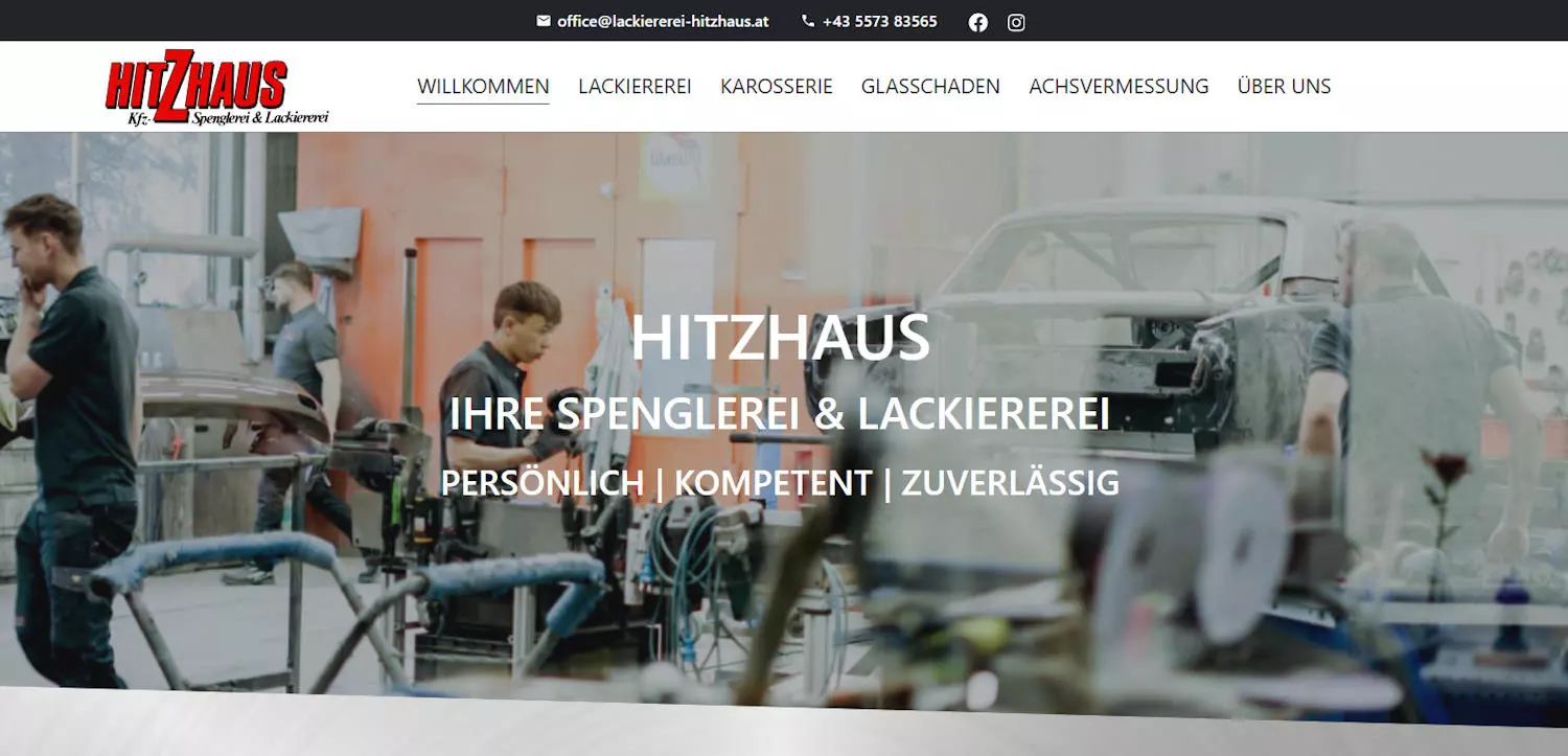 Hitzhaus, Homepage für Handwerker, Österreich, Deutschland, Schweiz, Igl-Web, Paraguay