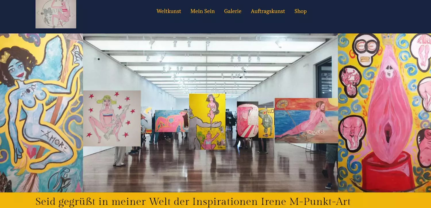 Webdesign für Künstler, www.carmen-schmid.at, Igl-Webdesign, Österreich, Deutschland, Schweiz