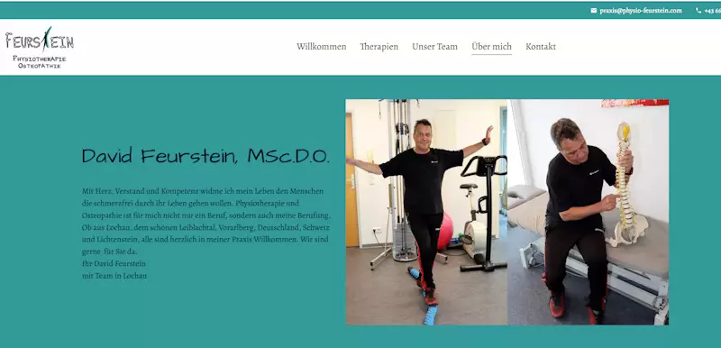 Webseite für Gesundheit, Igl-Webdesign, Österreich, Deutschland, Schweiz