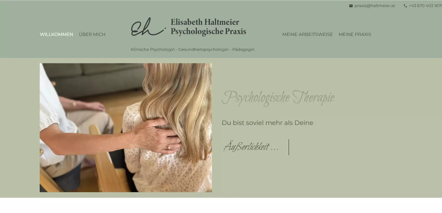 Webseite für Gesundheit, Igl-Webdesign, Österreich, Deutschland, Schweiz