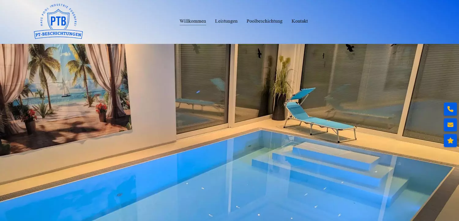 PE-Beschichtung, Homepage für Handwerker, Österreich, Deutschland, Schweiz, Igl-Web, Paraguay