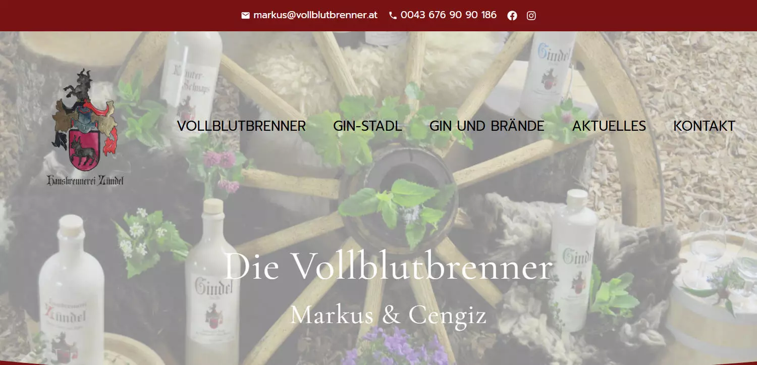 Vollblutbrenner, Homepage für Handwerker, Österreich, Deutschland, Schweiz, Igl-Web, Paraguay